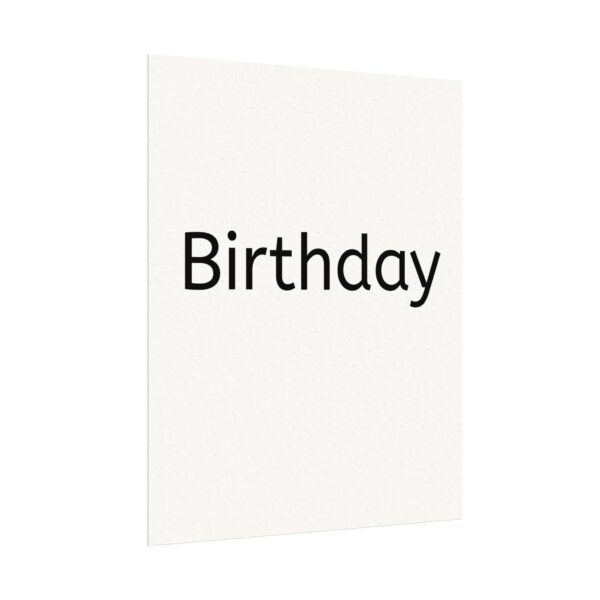 Birthday   Textured Watercolor Matte Posters - Image 3