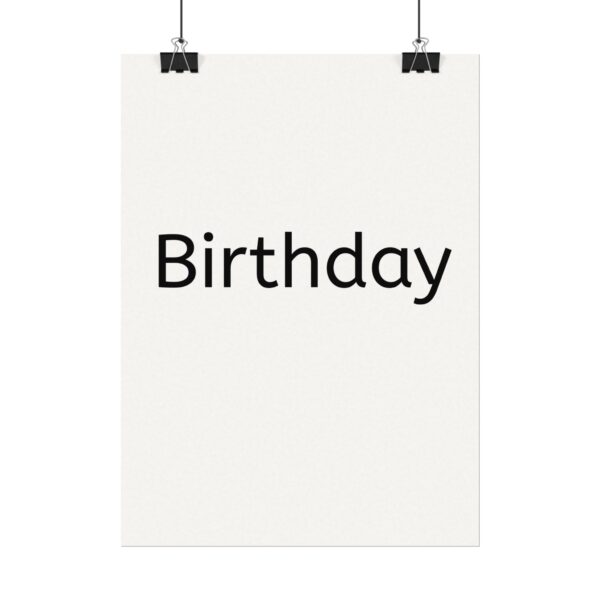 Birthday   Textured Watercolor Matte Posters - Image 10