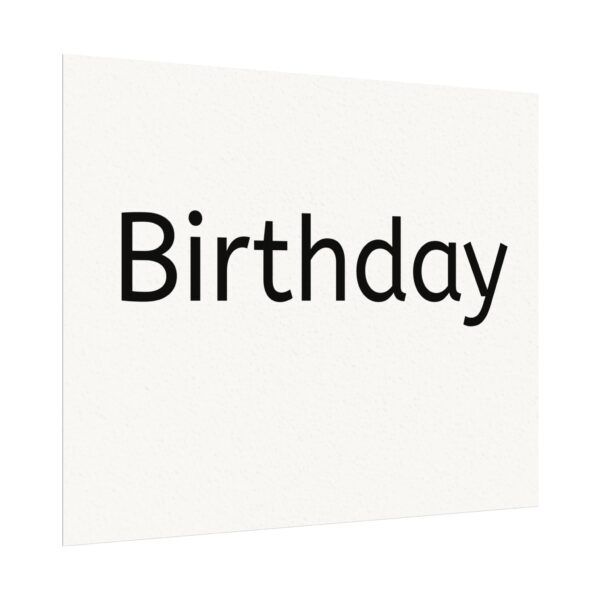 Birthday   Textured Watercolor Matte Posters - Image 7