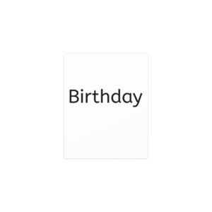 Birthday   Indoor and Outdoor Silk Posters