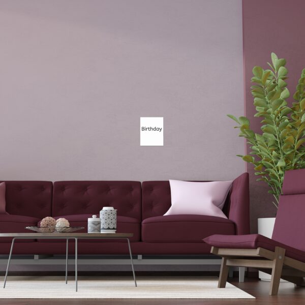 Birthday   Indoor and Outdoor Silk Posters - Image 3