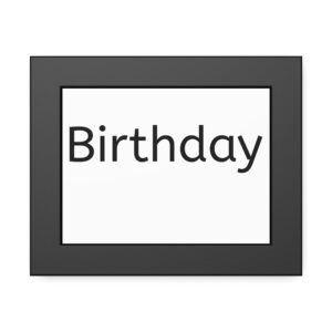 Birthday Framed Paper Posters