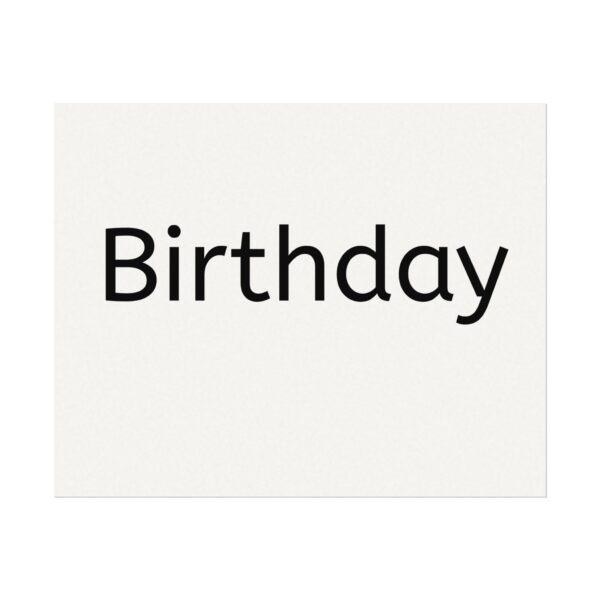 Birthday   Textured Watercolor Matte Posters - Image 5